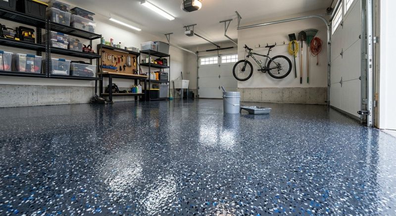 Epoxy Garage Flooring Installation in Greensboro, NC