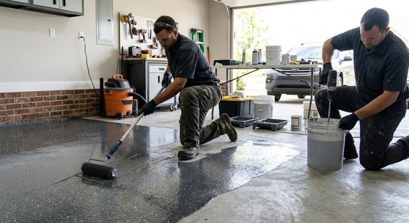 Floor Epoxy Service in Greensboro, NC