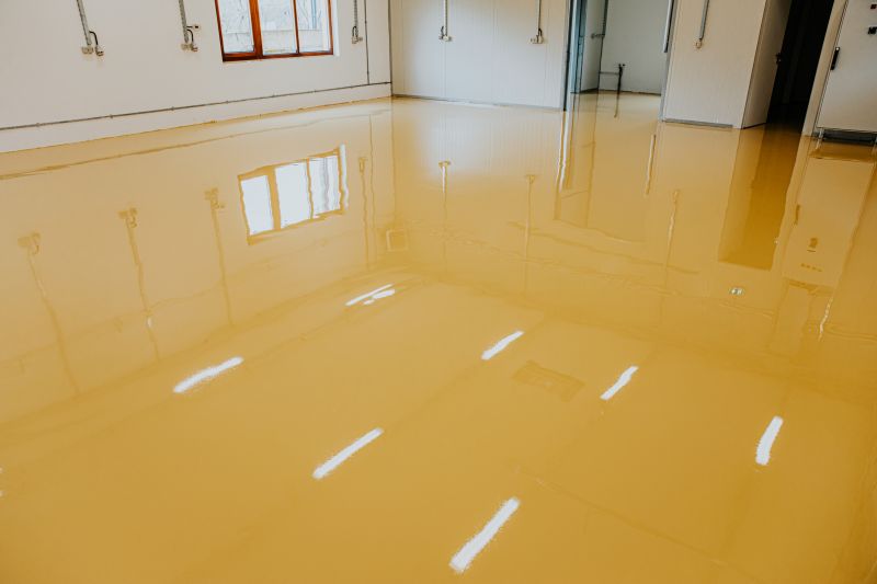 Speckled Garage Floor Painting in Fairfax, VA